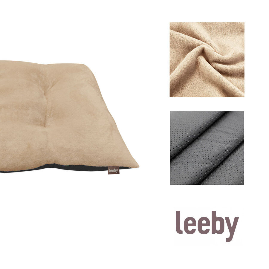 Leeby Cojín Acolchado Beige para perros image number null